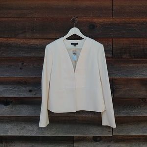NWT Ann Taylor White/Off-White Blazer Dress Jacket